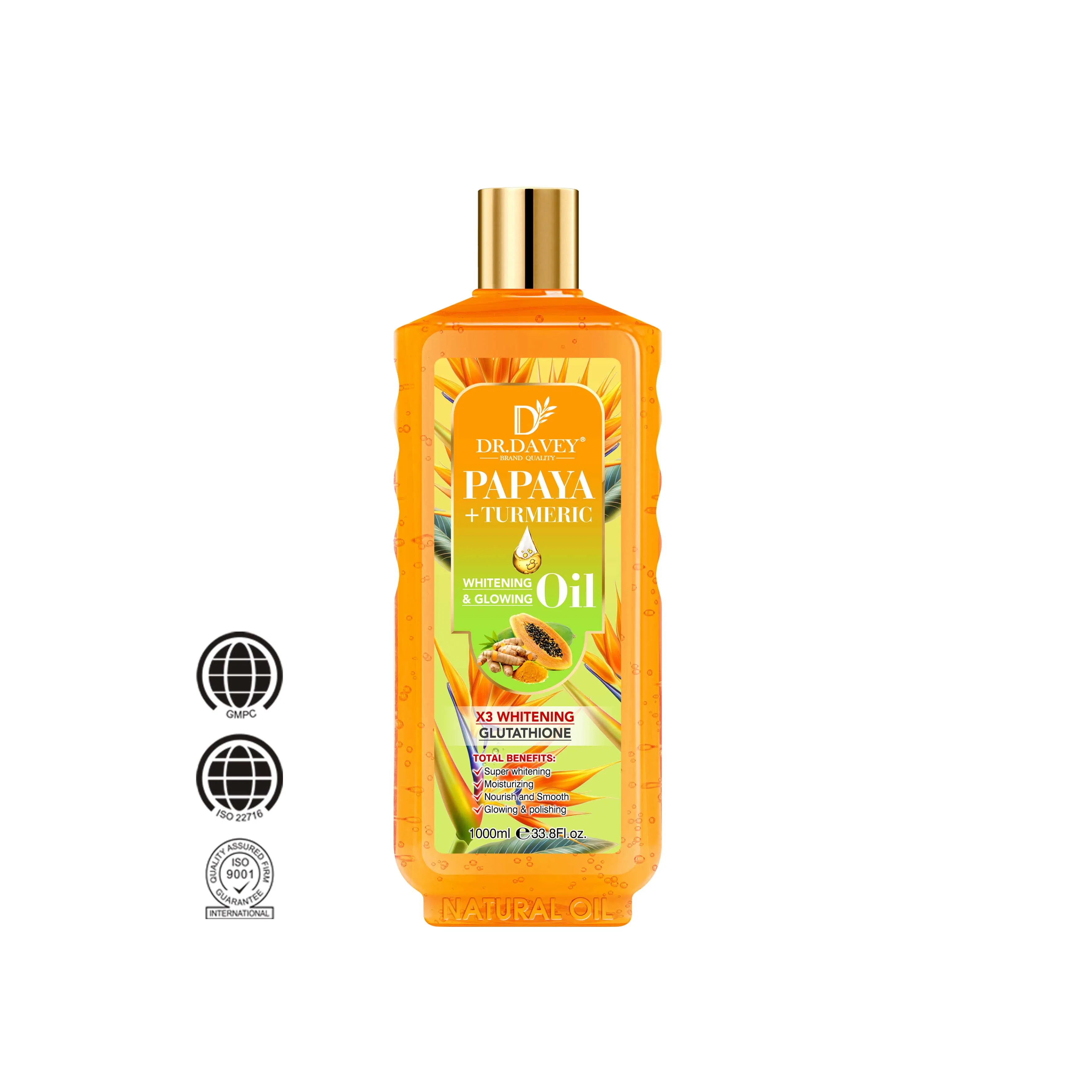 Dr. Davey Papaya + Turmeric Whitening & Glowing Oil 1000ml