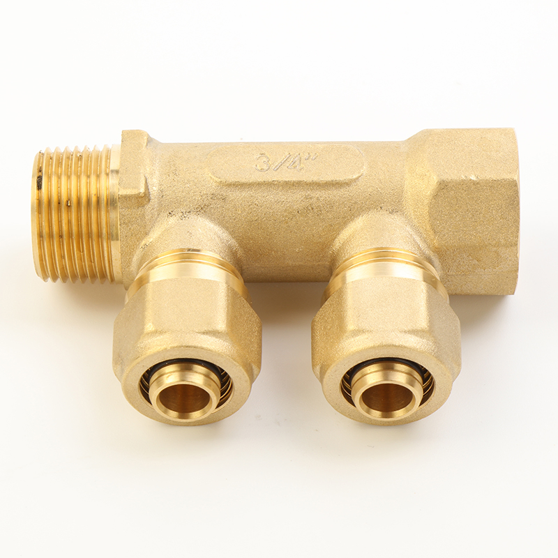 Mingshi OEM High Quality Casting Brass Manifold for Under Floor Heating