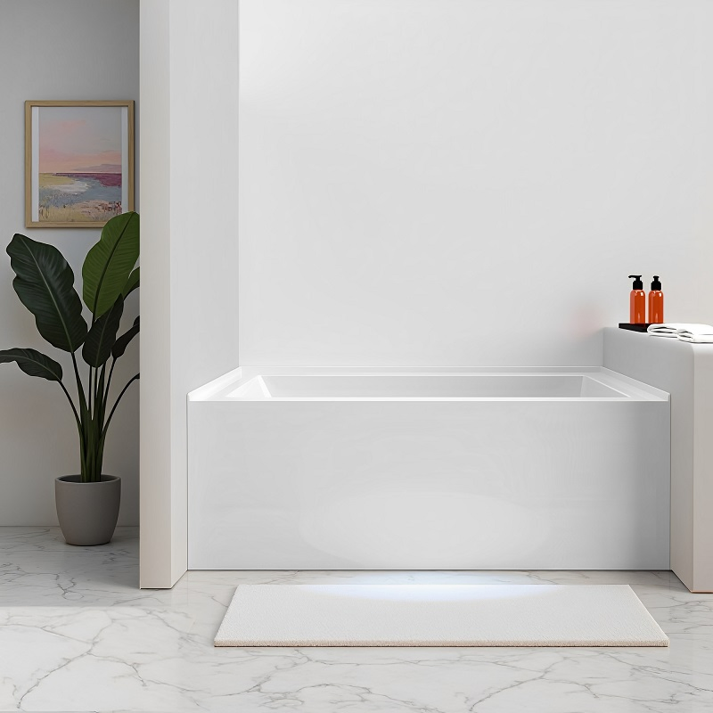 Прямоугольная акриловая ванна 1524×762×560 мм с гарантией 5 лет