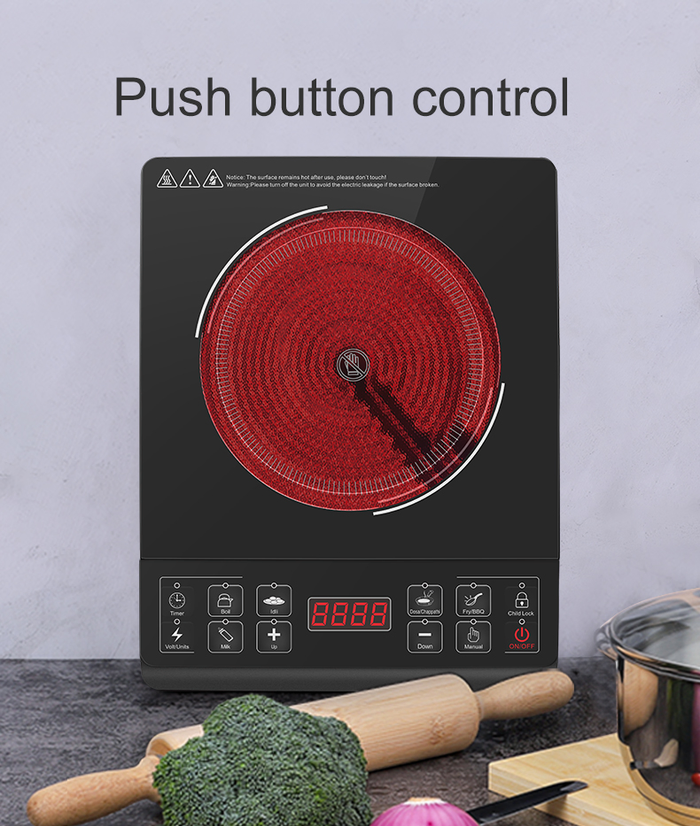 Premium Infrared Cooktop for Home Cooks and Chefs Electric Ceramic Cooker