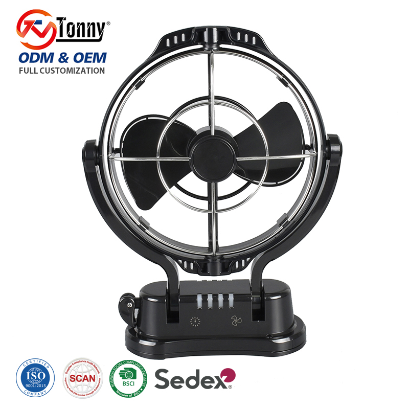 Универсальный тихий вентилятор 12В/24В с таймером