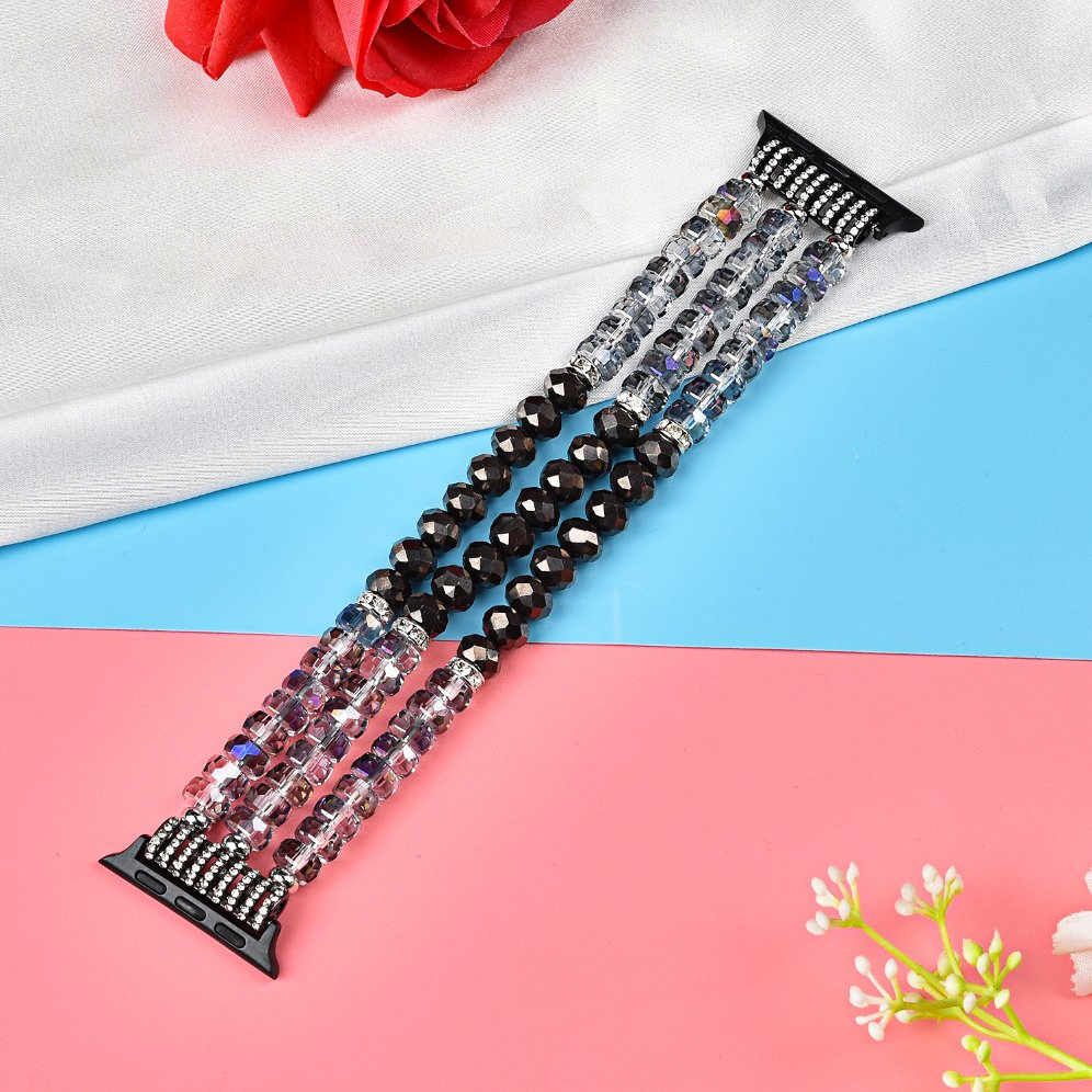 Women Jewelry Strap for Apple Watch Band Handmade Pearl Band 38/42mm Luxury Bracelet iWatch Serie 7 6 Se 5 4 3 40/44mm