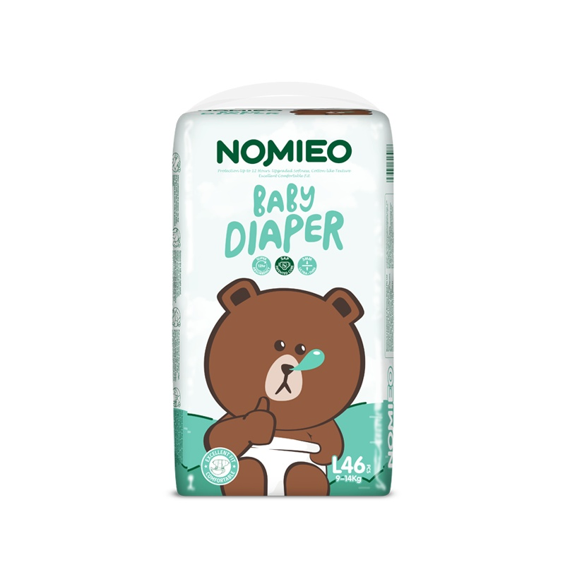 Ультратонкие подгузники Nomieo для детей 6-12 месяцев