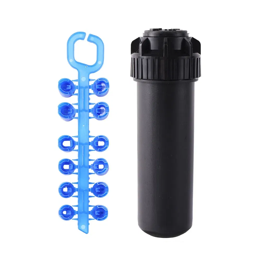 Angle Adjustable Pop-up Sprinkler 3/4"Female Thread Rotor Watering Device Gear Drive Garden Yard Lawn Field Irrigation Nozzle