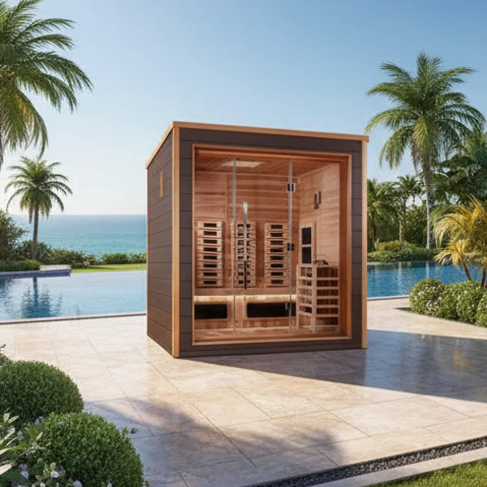 Инфракрасная сауна с панелью управления