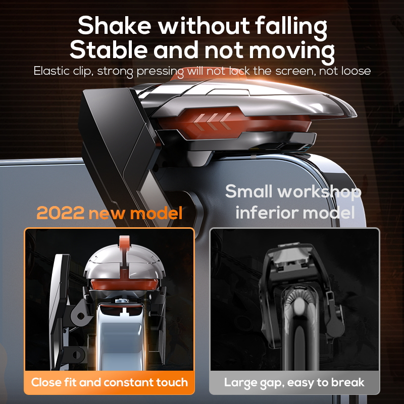 Wholesale Ak06 Physical Joysticks Mobile Game Phone Controller Pulse Free Fire Physical Key Button Burst Handle-Pair Trigger