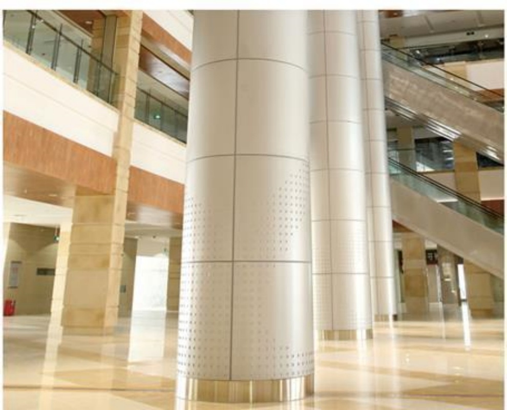 Factory OEM Smooth Aluminum Cylindrical Curtain Wall Profile