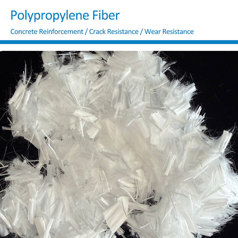 PP Fiber Anti-Cracking Polypropylene Fiber for Concrete and Mortar Building Material