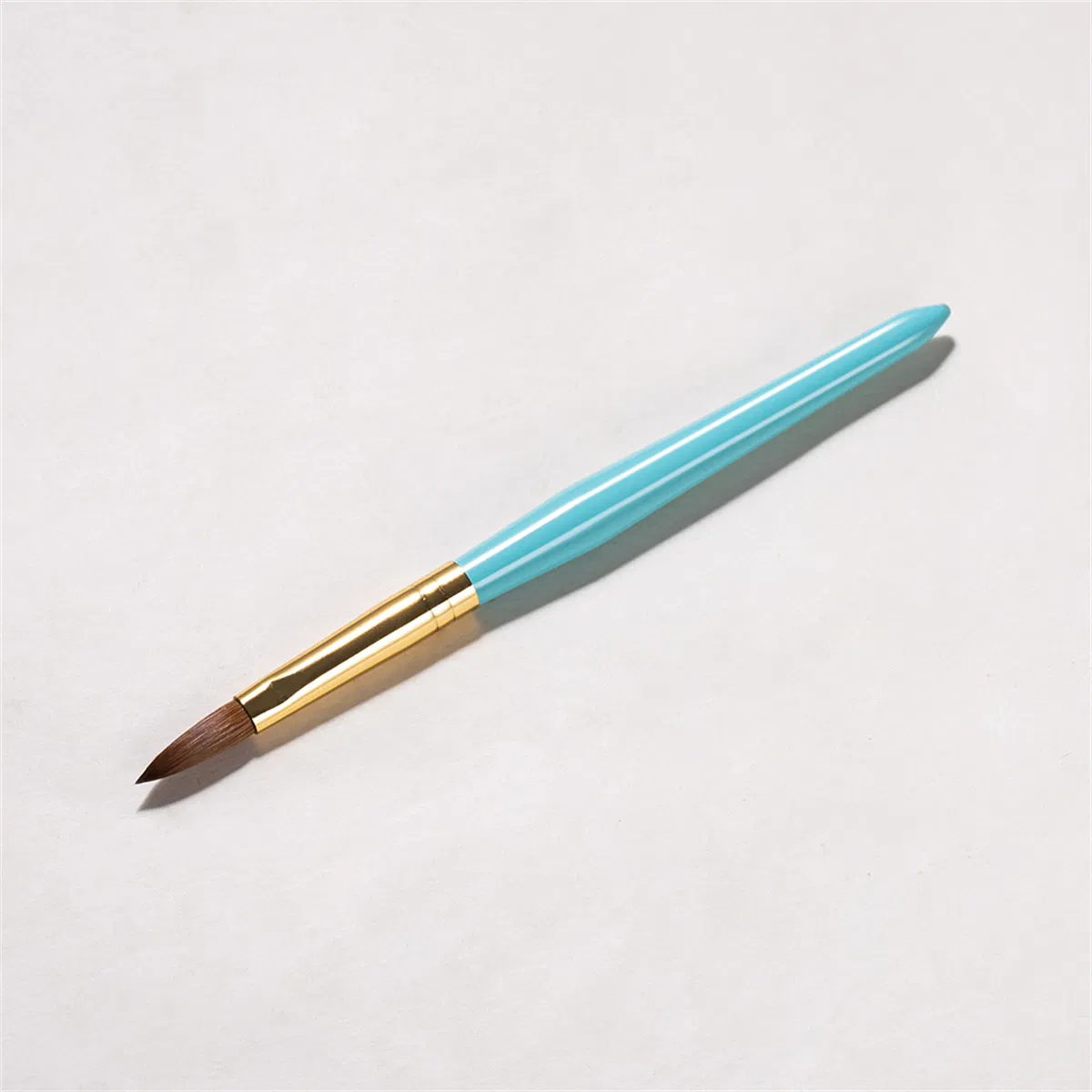 New Design Personalized Nail Brush 100% Kolinsky Wooden Custom #2- #22 Nail Acrylic Art Brush