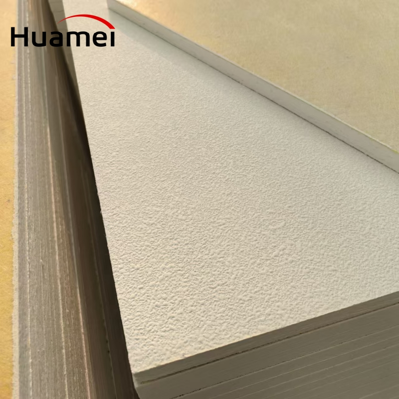 Acoustic Fiberglass Ceiling Tiles Square / Tegular Edge for Hospital White Spray