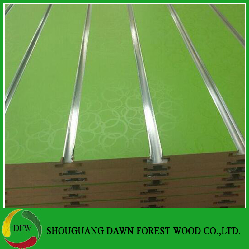 Melamine Surface Slot MDF
