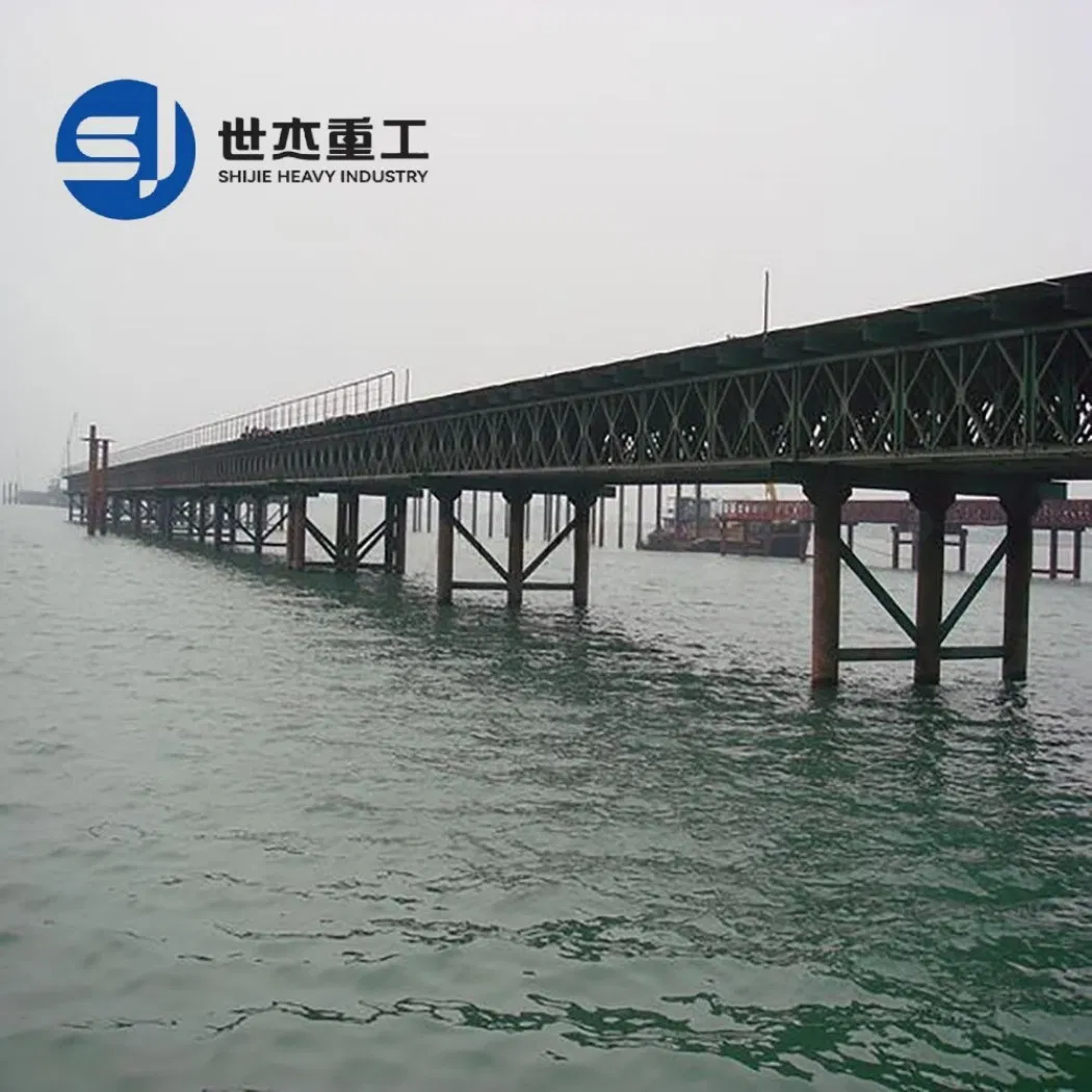 Steel Structure Compact Bailey Temporary Bridge Supplier in China