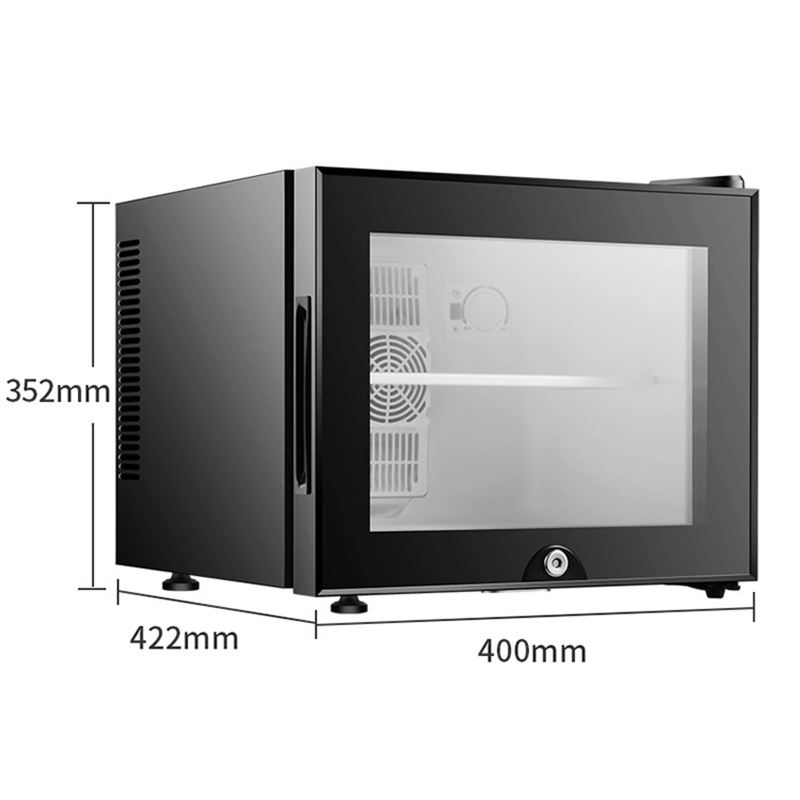20L Home Freezer Refrigerator 12V Hotel Bedroom Mini Fridge Compact Refrigerators Cooler Gbc-20c