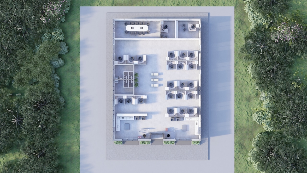 Custom Design Temporary & Permanent Steel Structure Modular Office Building