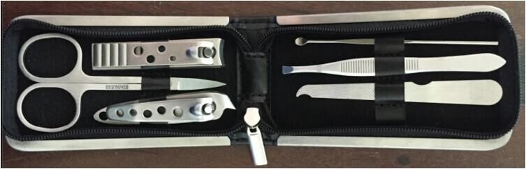 Factory Outlet Cheapest 6 PCS Manicure Sets in Stainless Steel Material