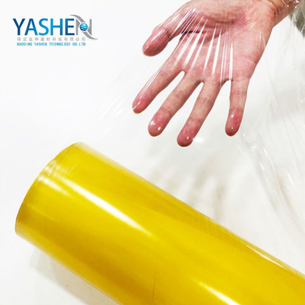 Food Grade Transparent Roll Form Printed Moisture Proof Soft PVC Cling Film