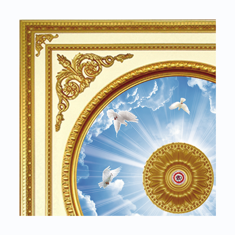 High Quality Polystyrene Art Square Ceiling Decorative Ceiling