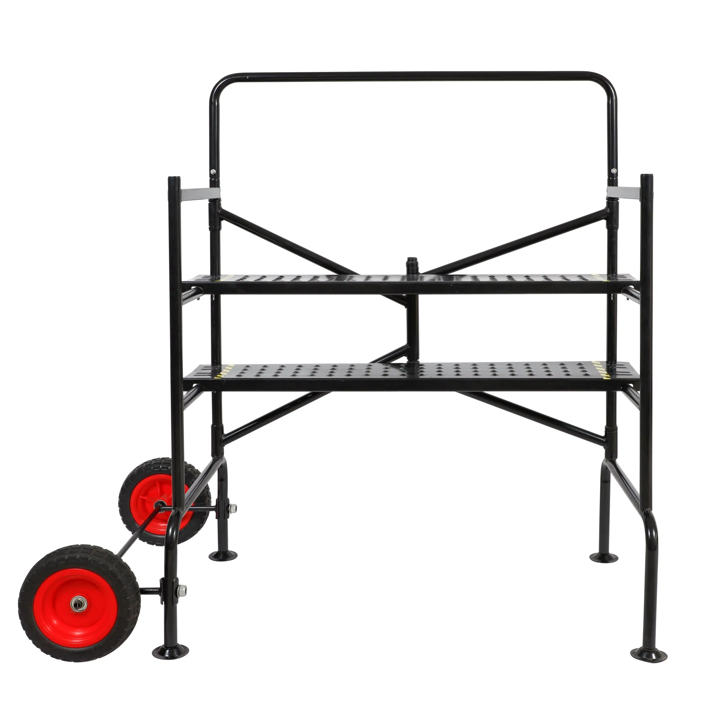 High Portable Adjustable Platform Jobsite Series Mobile Scaffolding Ladder with Wheels