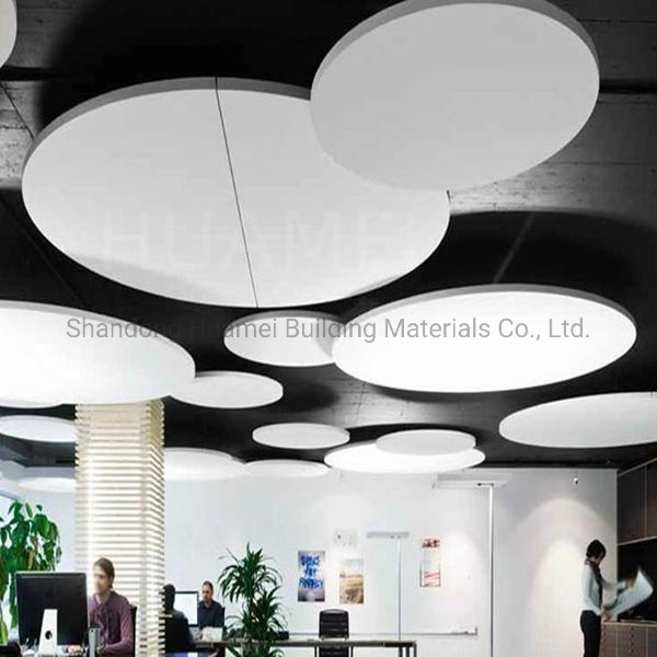 1200mm Circle Square Hexagon Suspension Acoustic Panels Hanging Acoustic Panels with Shopping Office Cinema