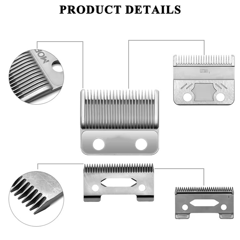 Reusable Durable Compatible Stationary/Moving Hair Clipper Blade for Hair Trimmer/Clipper Assembly Accessories
