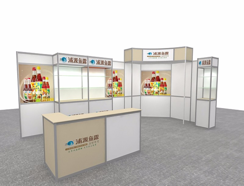 Standard Heterogeneous Booth Removable Thickness of Profile Wall 2 mm