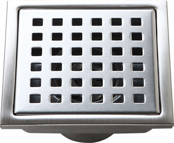 Hot Sale Stainless Steel 304 / 316 Square Drains for Bathroom