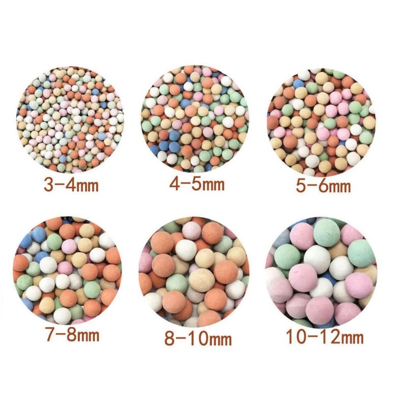 Leca Colorful Ball Plant Color Ceramsite for Flower Pot Paving