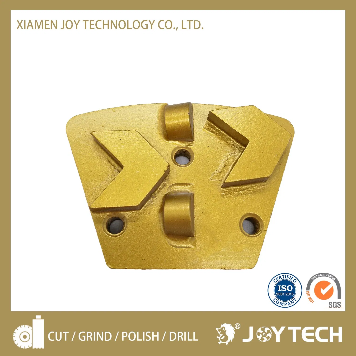 Joy Tech Diamond Cutting Tool Concrete Floor Grinding Wheel Abrasive Tooling Block Segment Diamond Trapezoid Grinding Disc (JOY-TP-B)