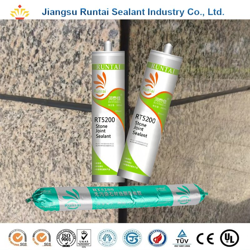 Flexible Weatherproof Silicone Adhesive Glue for Professional and Home Marble Stone Sealing Bonding Projects