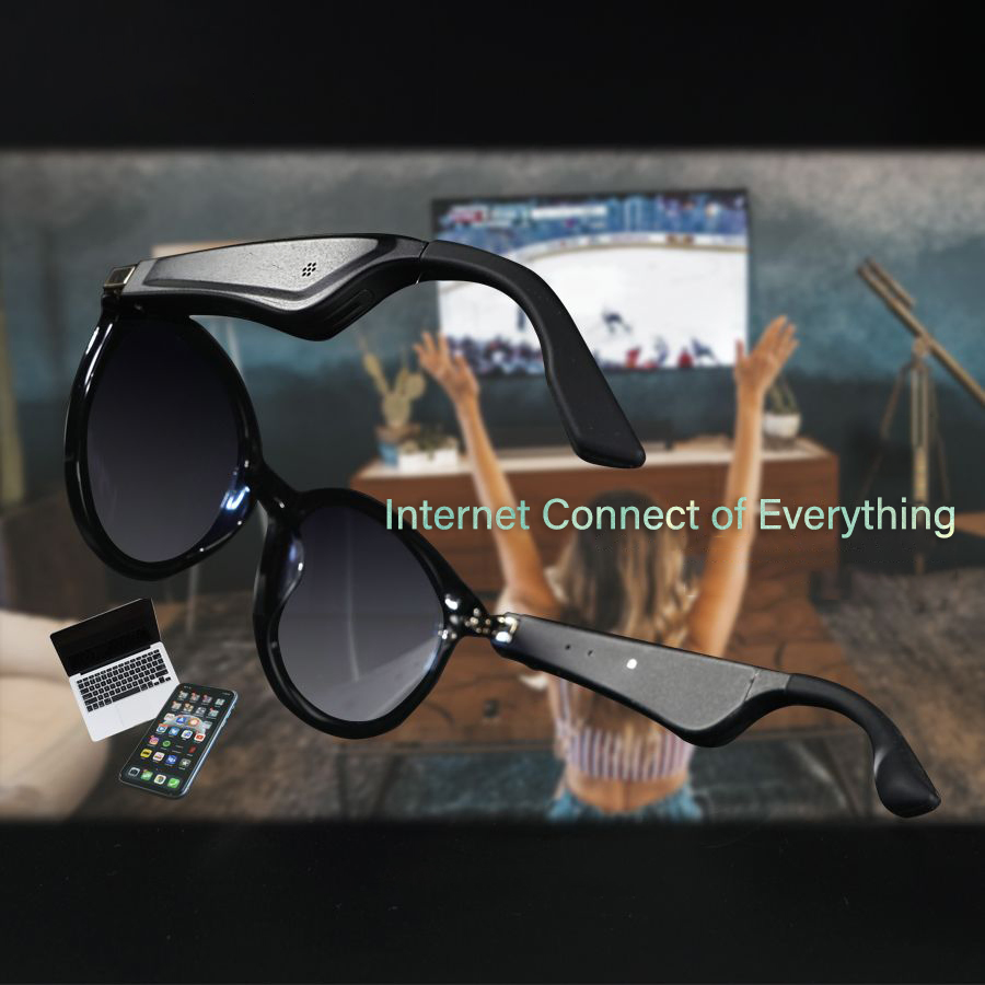 New Teachnology Wireless Headphone Sunglasses Smart Bluetooth Glasses for Phone Calling