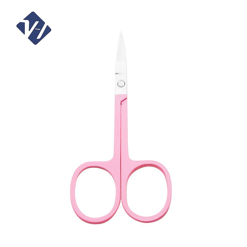 Chinese Factory Custom Manicure Scissors Beauty Tool Stainless Steel Eyebrow Scissors