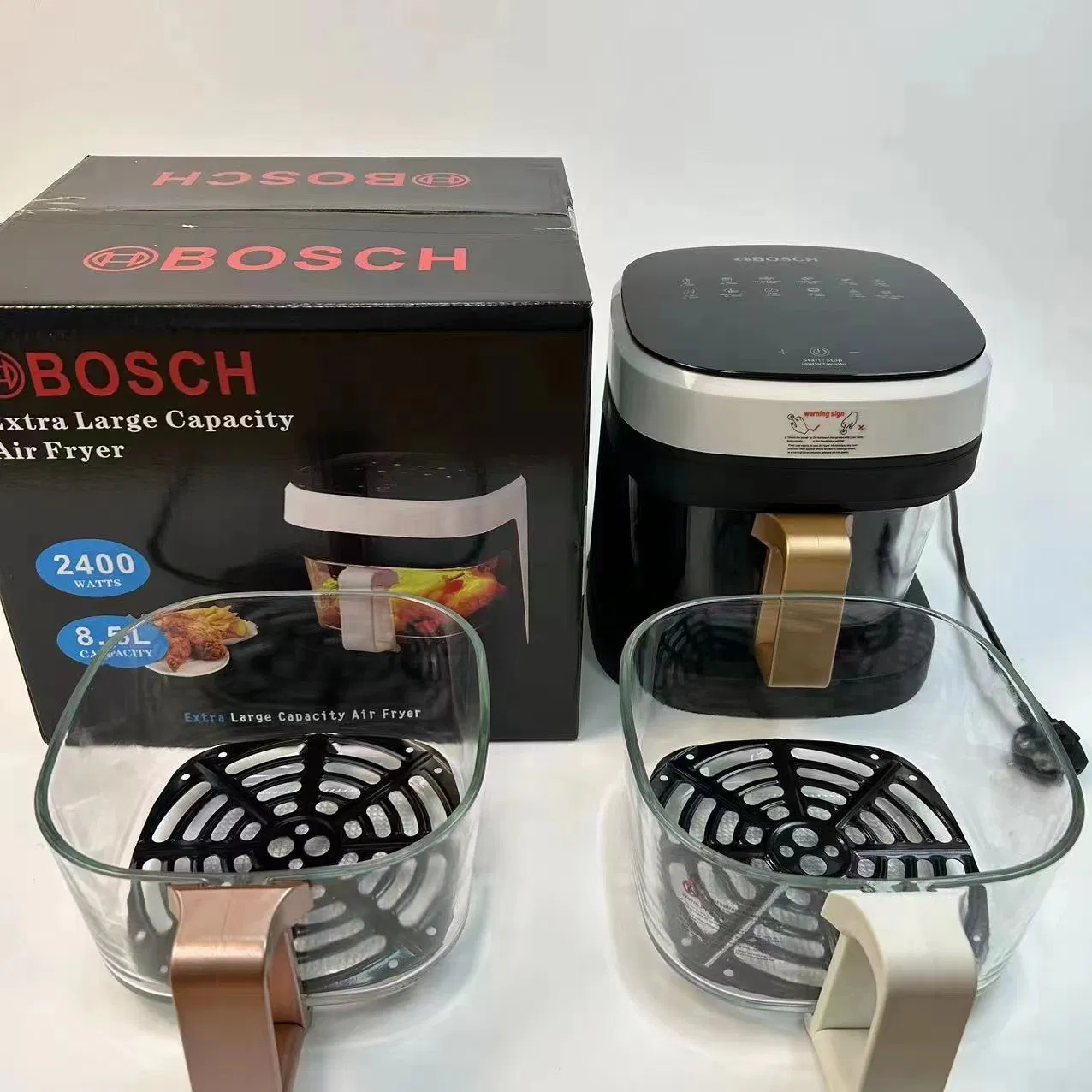 China Factory Visible Air Fryer Glass Air Fryer Glass Bowl Air Fryer with Glass Air Fryer Oven Air Fryer with Glass Basket Wholesale Price
