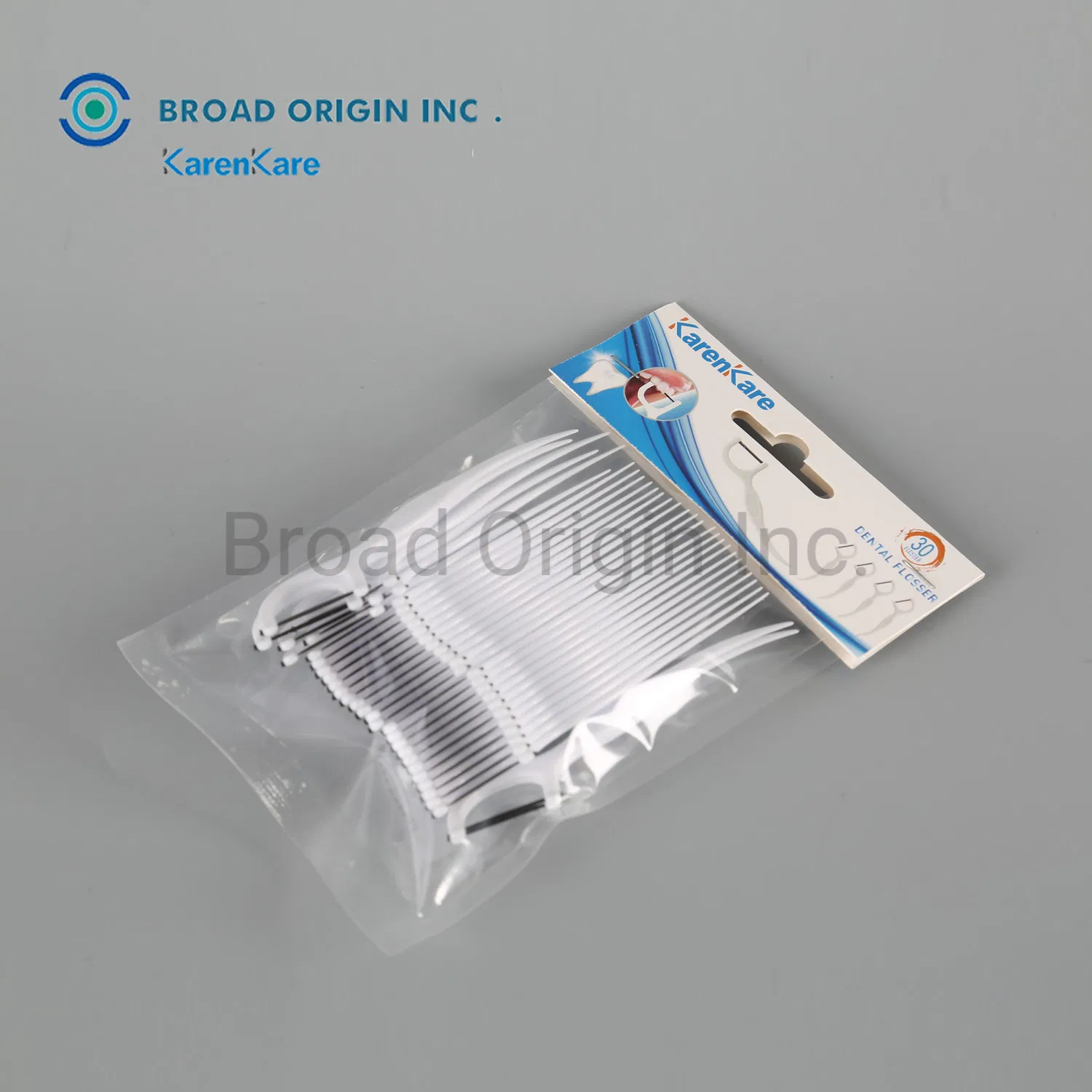 Hot Sales Cleaning Teeth Black Nylon F-Type Dental Floss Pick
