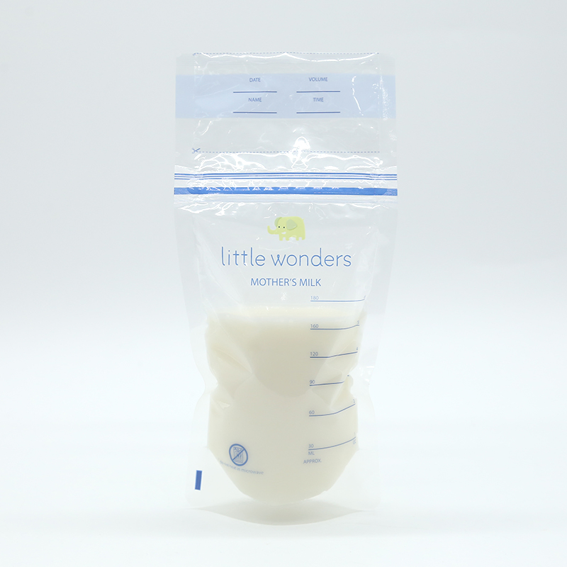 Customized Printed Breastmilk Storage Stand up Bag with Zipper