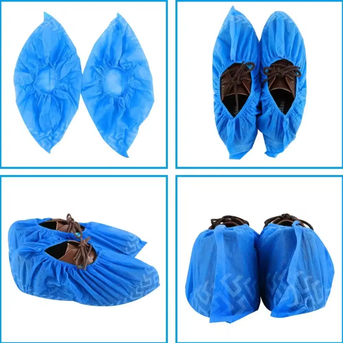 Disposable PP Non Woven Anti-Skid Polypropylene Shoe Cover Anti Slip Boot Covers