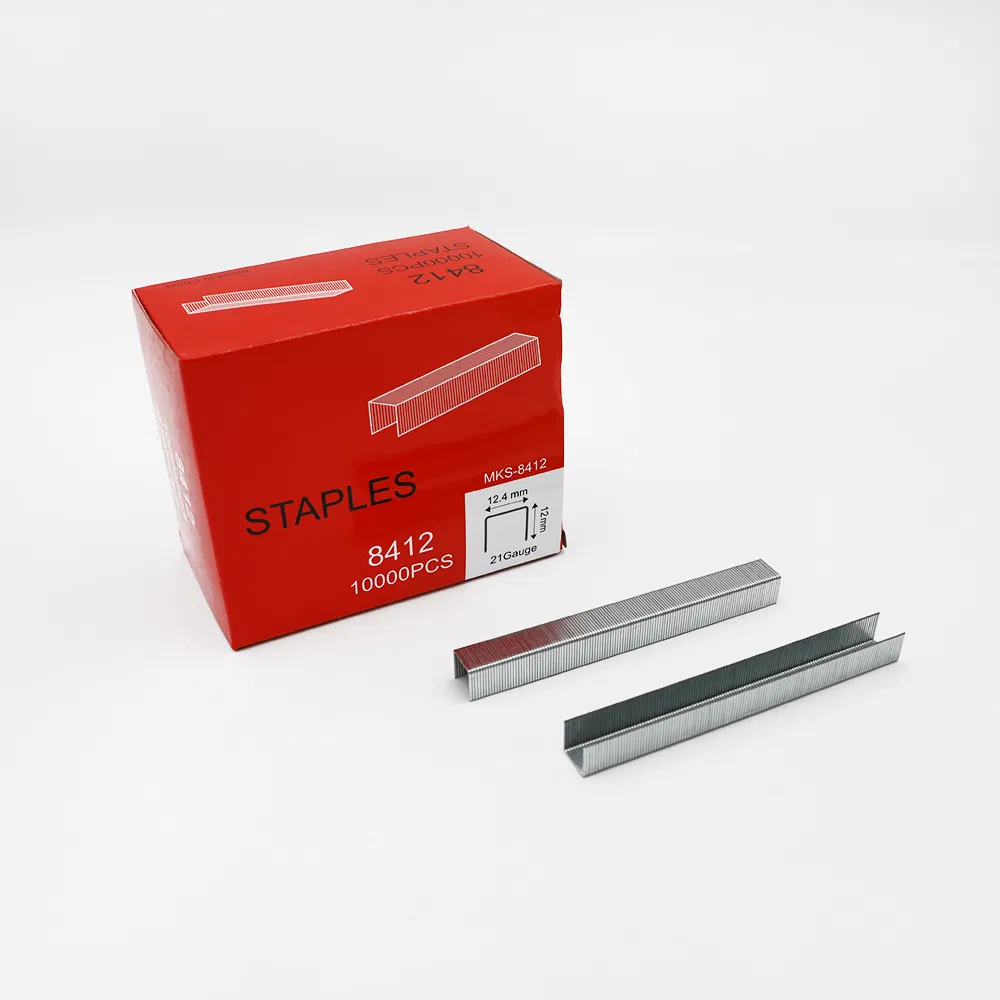 Factory Wholesale 21ga Staples U Type 8412 Staples for Upholstery