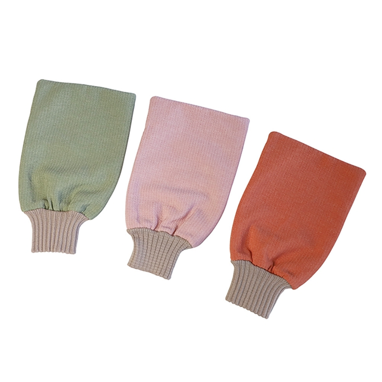 Wholesale Kit Mitten Remove Dead Skin Bath Body Scrub Mitt Exfoliation Gloves