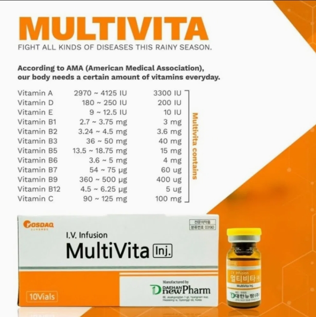 Korea Original Multivita Multivitaminas Multivita Complejo De Vitaminas Biotina a E B1 B2 B3 B5 B6 B9 Huons Ascorbic Acid