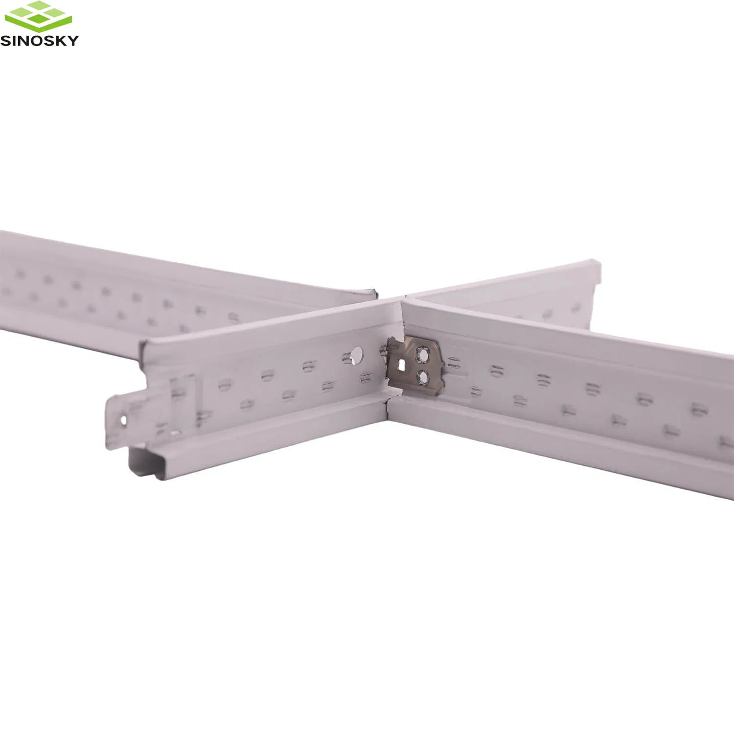 High Stability Interior Suspension Ceiling Tee Grid Metal Frame with Suspended Galvanized Ceiling T Grid