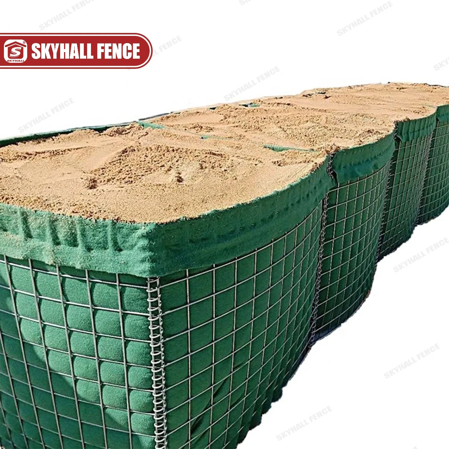 Heavy Duty Welded Gabion Bastion Barrier Defensive Barrier for Protection