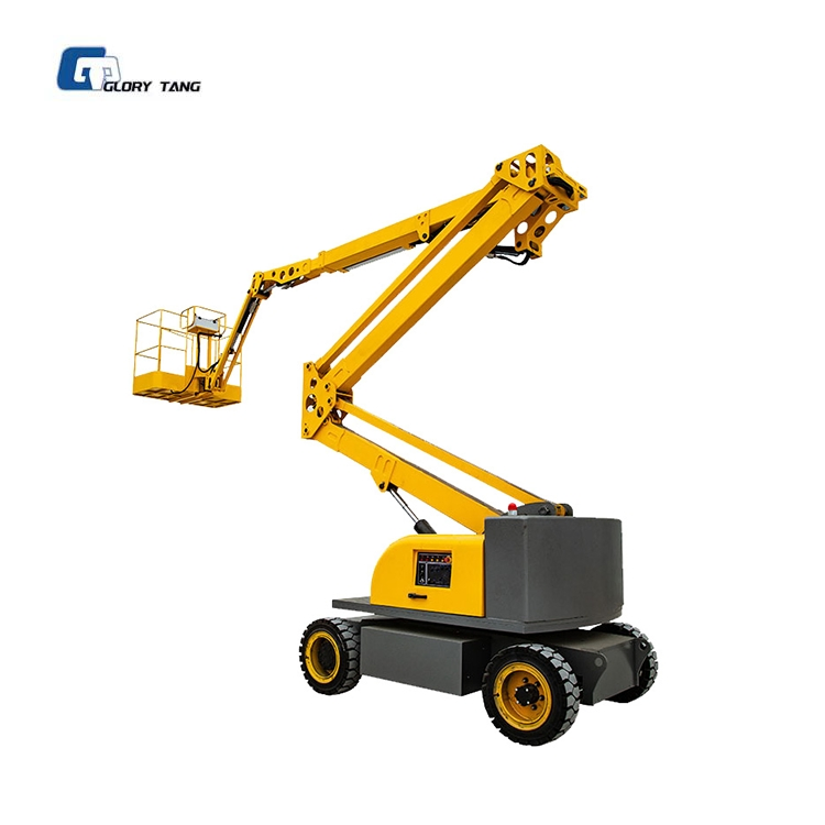 Electric Articulated Boom Elevator Curved Arm Climbing Platform