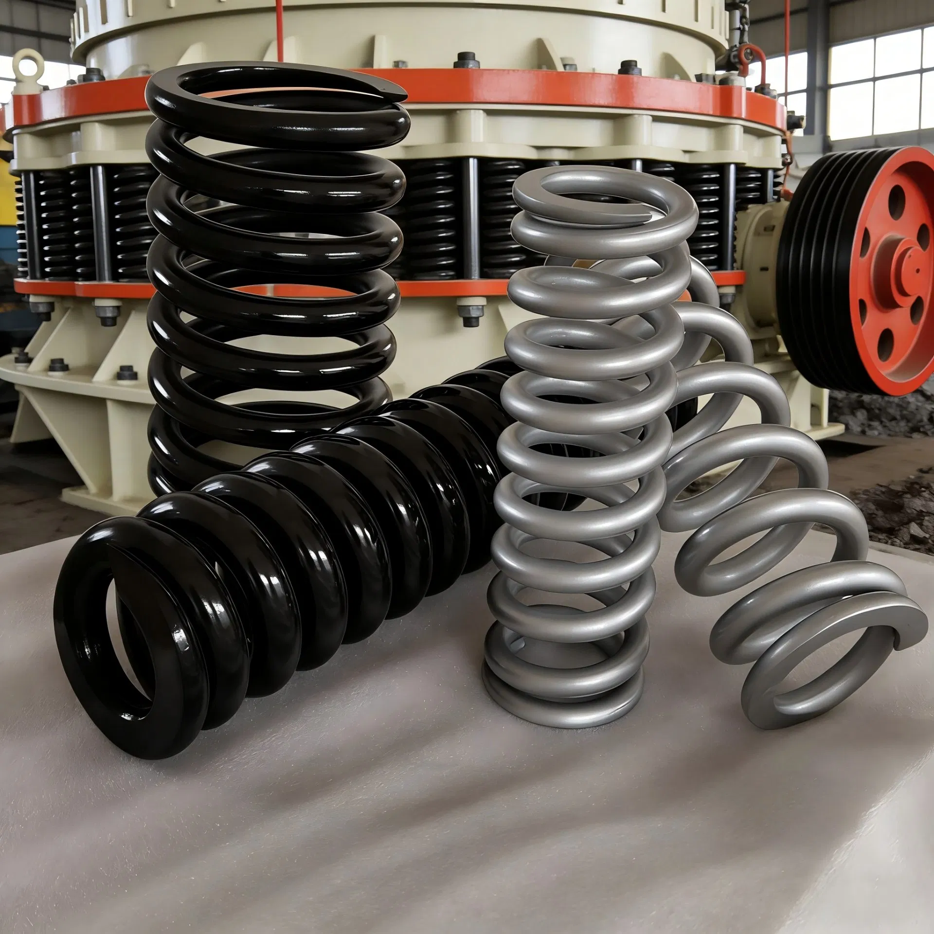 Factory OEM Customized High Accuracy Auto Parts Shock Absorber Spiral Compression Spring