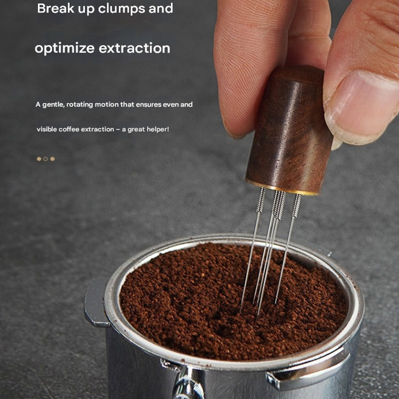 Деревянная мини-игла для перемешивания кофе