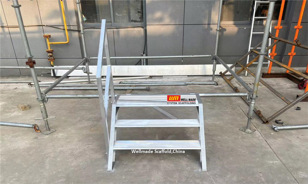 Aluminium Stair Base Comf 0.5X0.94m Staircase Ringlock Scaffold