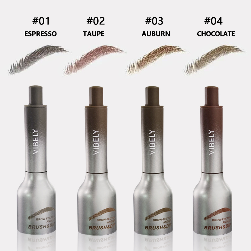 Lasting Tinted 3D Eye Brow Enhancers Eyebrow Gel with Brush High Pigment Waterproof Vegan Eyebrow Powder