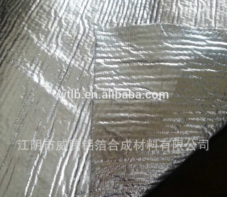 2mm Silicate Ceramic Aluminum Foil Fiberglass Cloth Thermal Insulation
