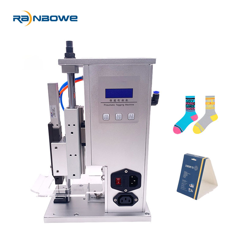 Пневматическая машина для пришивания ярлыков на носки