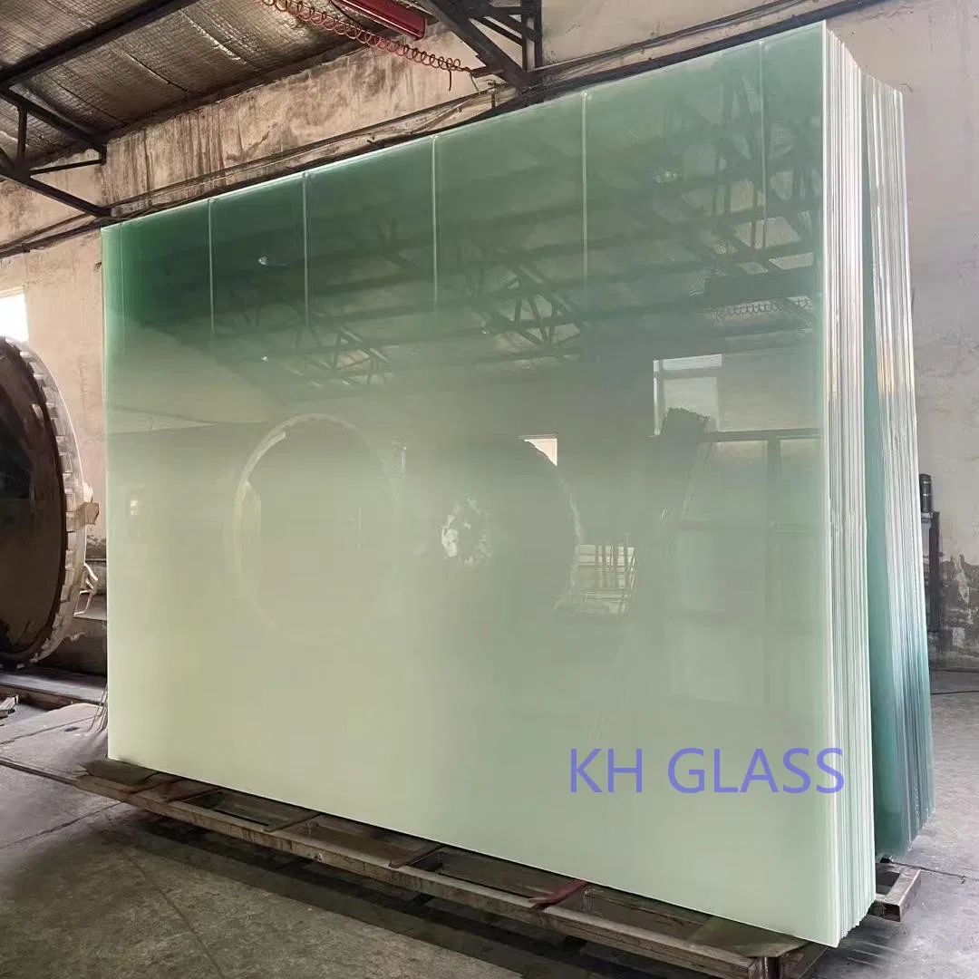 5+5mm Factory Wholesale Clear Safety PVB Film Laminated Glass
