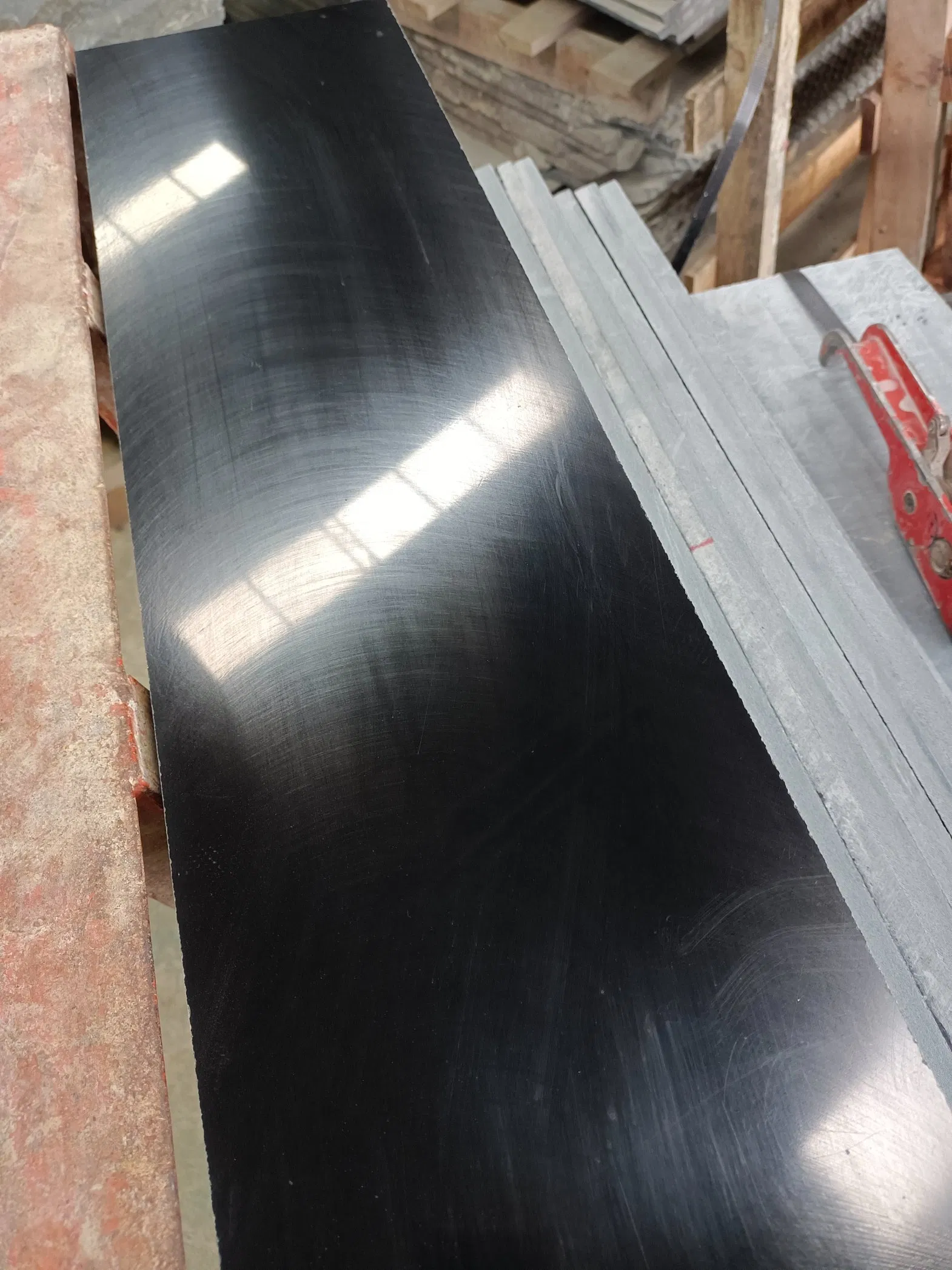 Cheap Polished Black Granite Small Basalt Slab for Stair