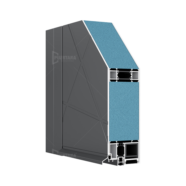 High Quality Custom Special Exterior Aluminum Front Entry Doors for Luxury House